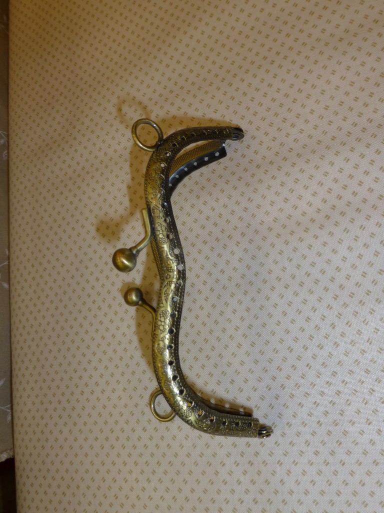 Sac à Main Vintage En Cuir D'agneau Souple Noir - Fermoir Doré, Porte-monnaie Inclus - Occasion