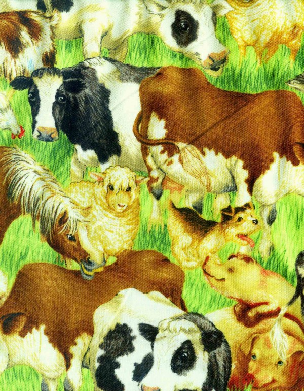 Tapisserie Tissée Main Art Populaire - Motifs Paon, Coq, Vache, Chat - Occasion