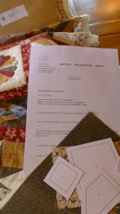 Quilt mystère explications