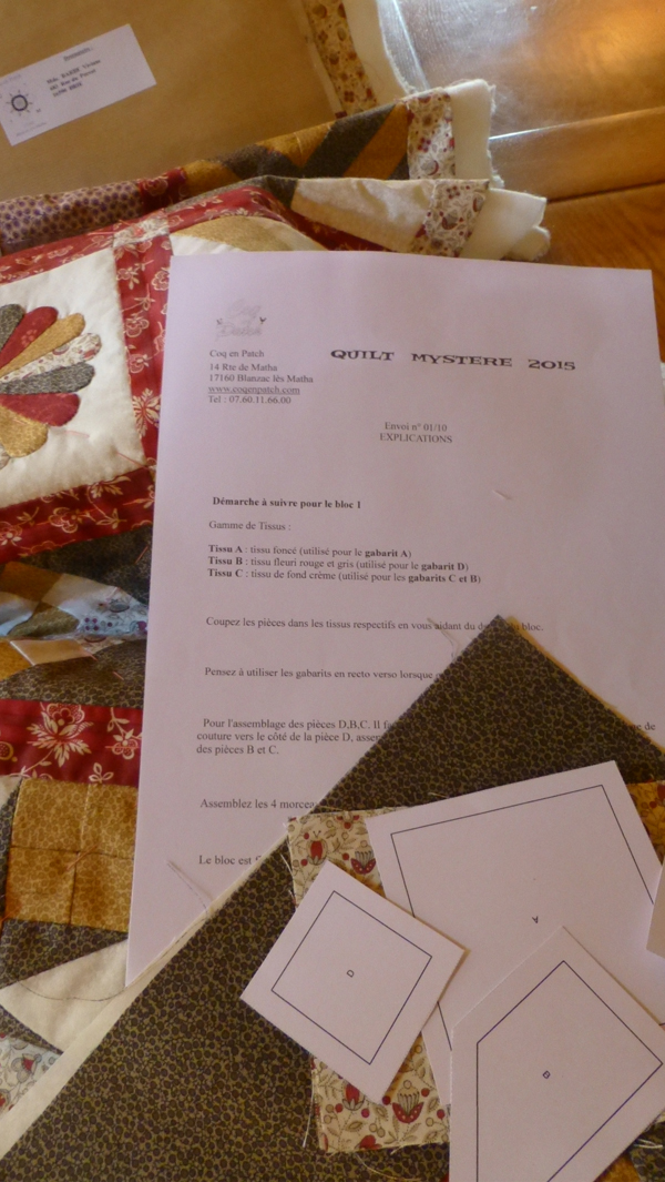 Quilt mystère explications