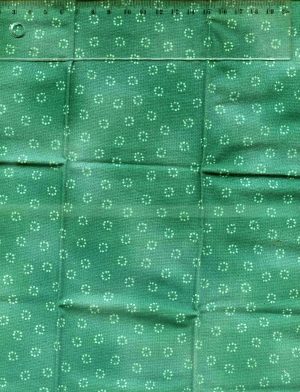 Lot De 7 Tissus Coton Patchwork 50x50 Cm - Motifs Variés Pour Couture, Quilting, DIY | Vert